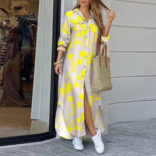 Lucy – Lange Geprinte Hemdress