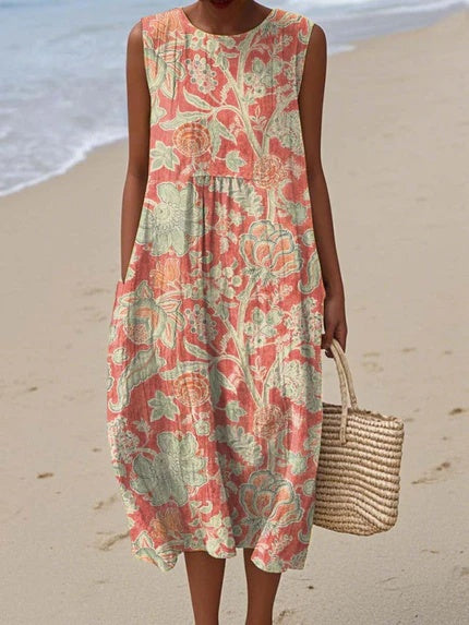 Elin Vintage Bloemenjurk